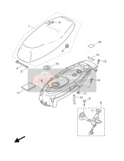 1S0H20210000, Main Switch + Lock, Yamaha, 2